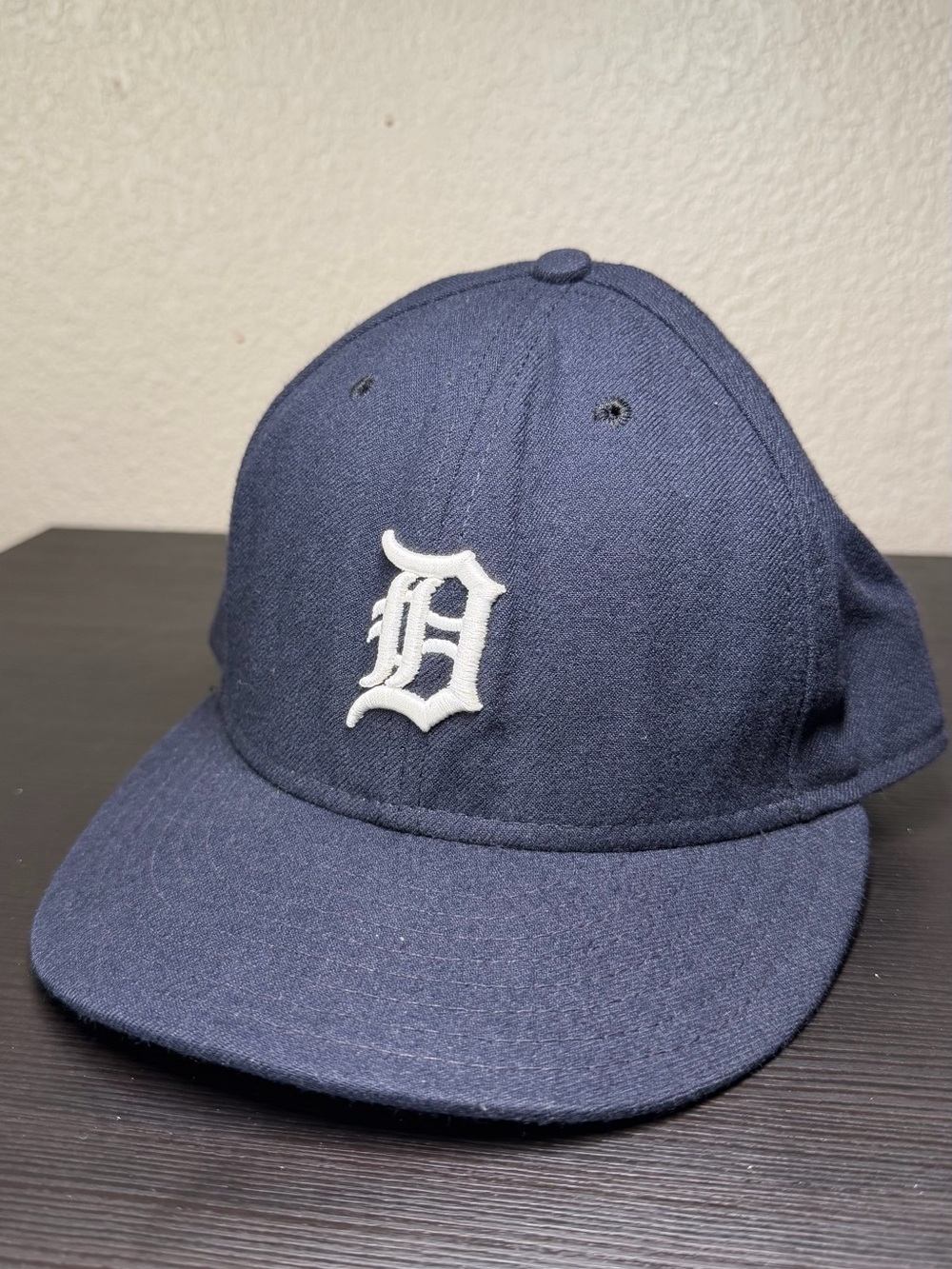 New Era Navy Kids Detroit 'D' Embroidered Baseball Cap